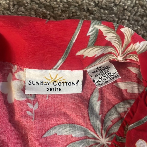 Vintage Hawaiian Button-Down T-Shirt - Picture 2 of 3